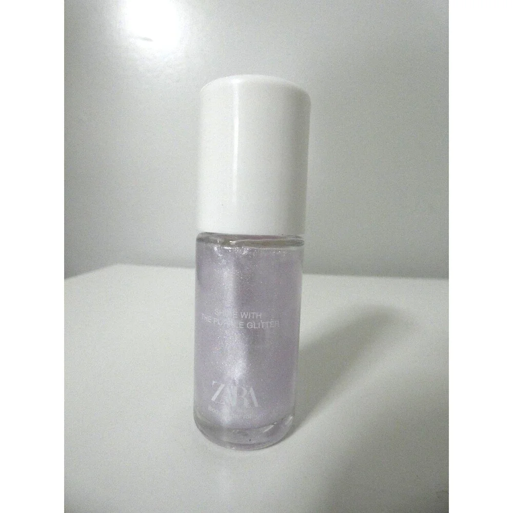 Zara New Shine With The Purple Glitter Body Roll On 0.8 fl oz 25 ml